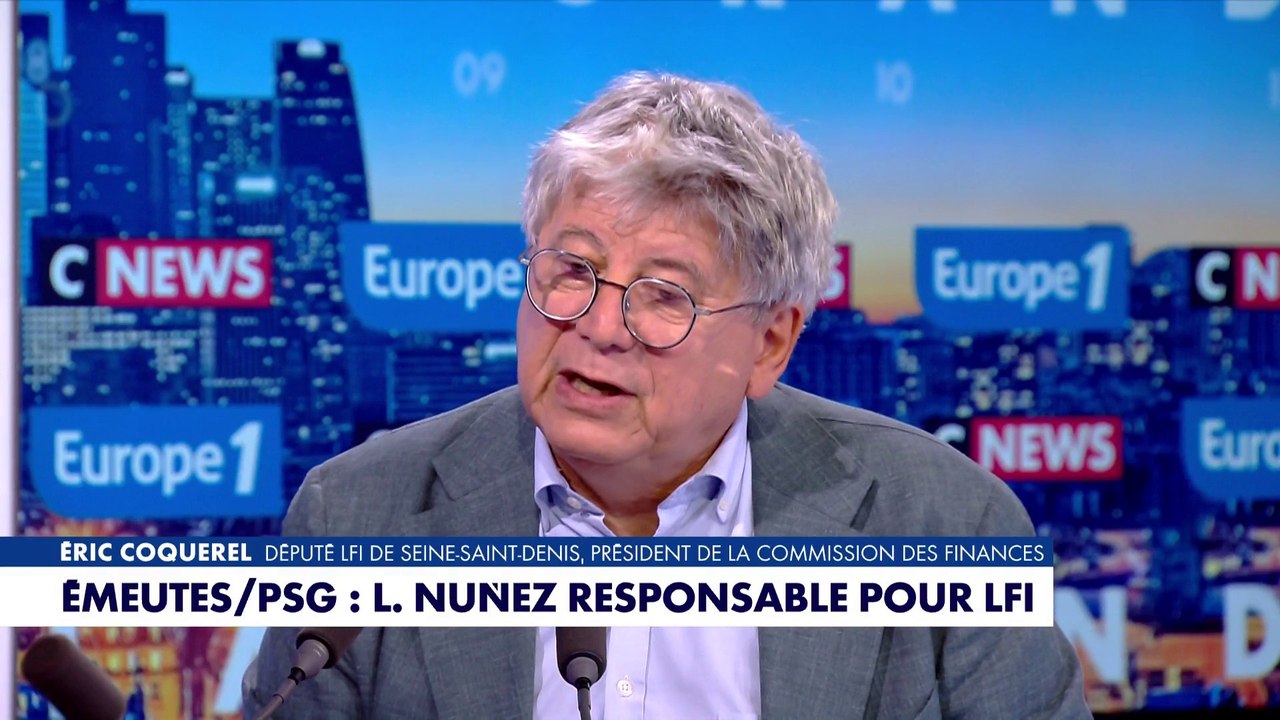 Eric Coquerel sur les incidents après les matchs de foot