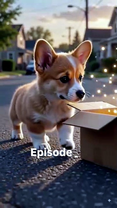 Every adventure starts with one small decision... 🐶✨ Should the corgi keep looking?