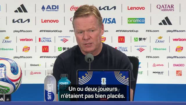 Pays-Bas - Koeman : "Encaisser des buts fait partie du football"
