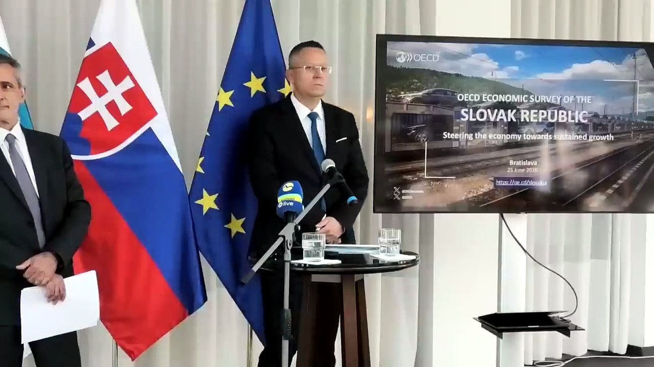 ZÁZNAM: OECD predpovedá SR oživenie v roku 2027, odporúča zrušiť transakčnú daň