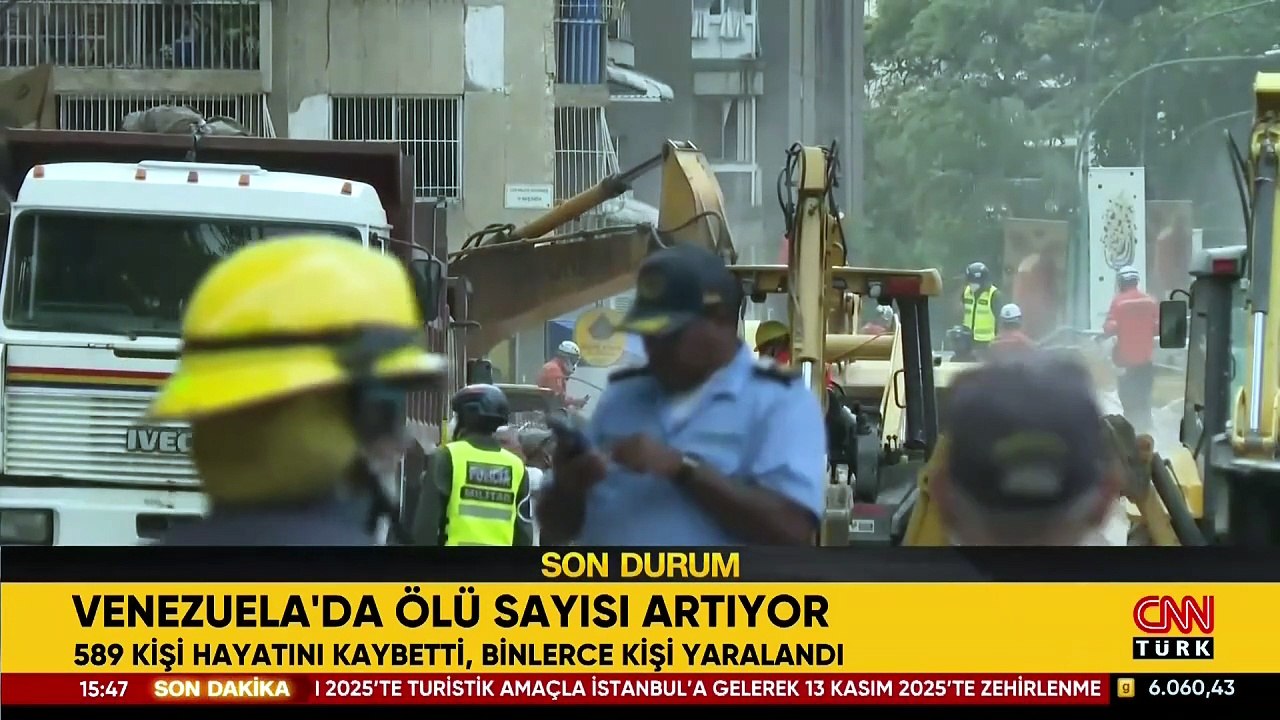 Venezuela'da deprem sonrası can kaybı 589'a yükseldi: Bölgeden yeni görüntüler...
