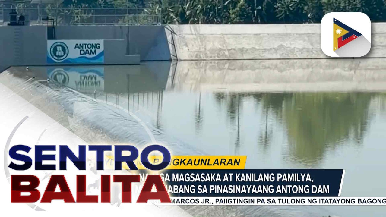Mga magsasaka at LGU ng Sultan Kudarat, nagpasalamat sa pagbubukas ng rehabilitated Antong Dam at irrigation system; higit 1,500 ektarya ng mga sakahan, mapatutubigan na | ulat ni Sophia Turnos - PIA SOCCSKSARGEN