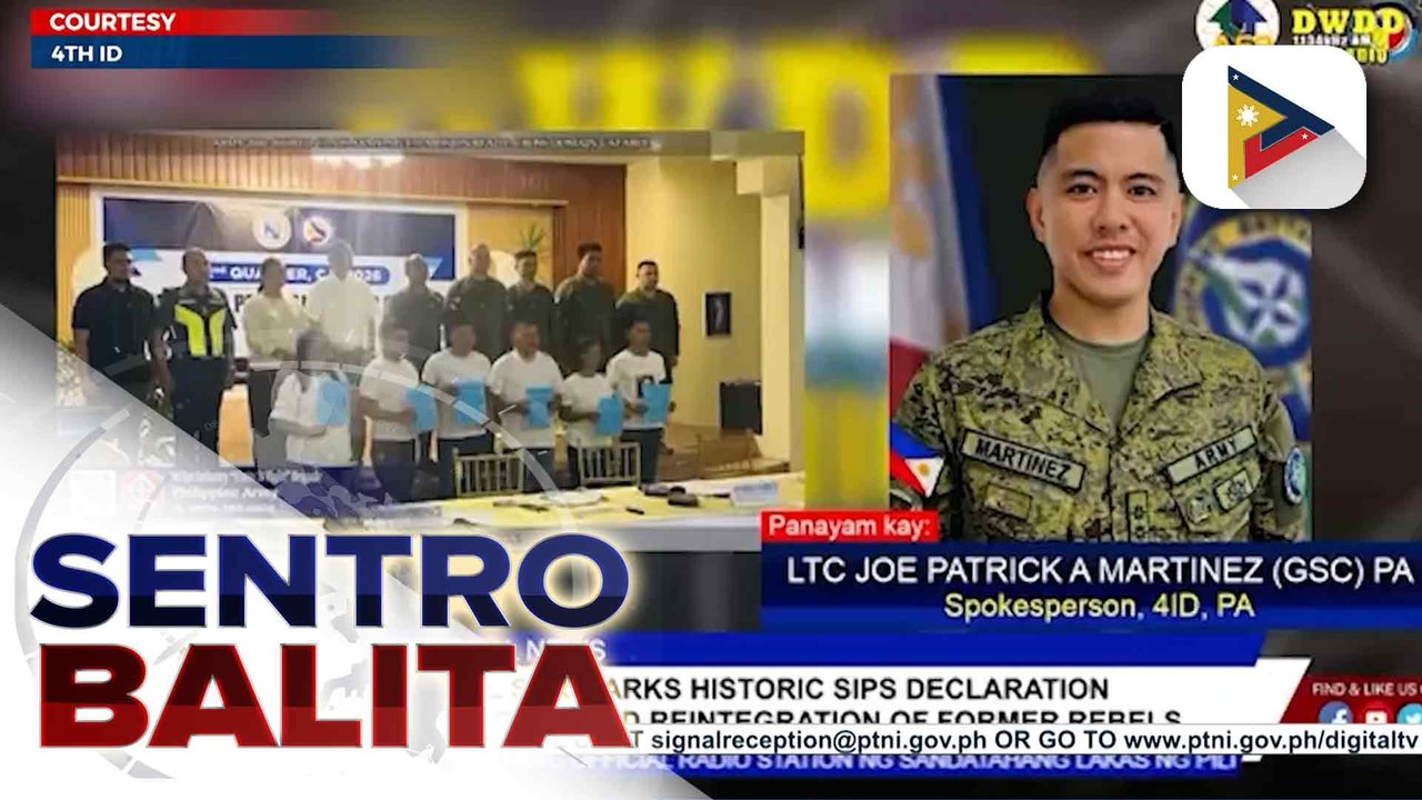 Caraga Region, idineklara nang insurgency-free; ekonomiya at turismo ng rehiyon, inaasahang uunlad pa | ulat ni JC Aliponga - PTV Davao