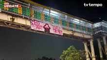 Aksi Pasang Spanduk BEM UI di Depok, Kritik Proyek MBG