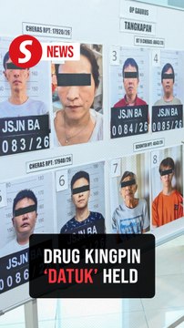 'Datuk'-led syndicate smashed with arrest of 291, seizure of drugs worth RM6.26mil
