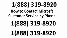How to Contact Microsoft Technical Support and Customer Service - Phone Number