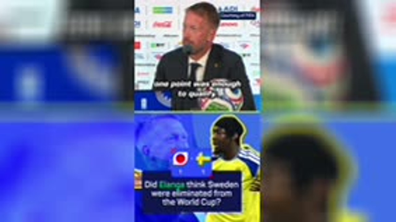 Potter laughs at Elanga's World Cup qualification confusion