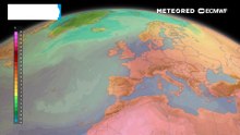 Una masa de aire cálido entrará por el suroeste