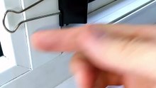 A Great Window Life Hack using a Binder Clip