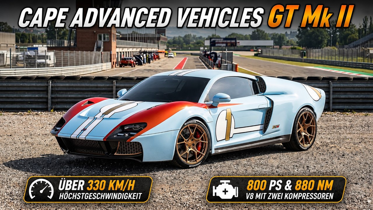 Cape Advanced Vehicles GT Mk II: Moderner GT40 im Check