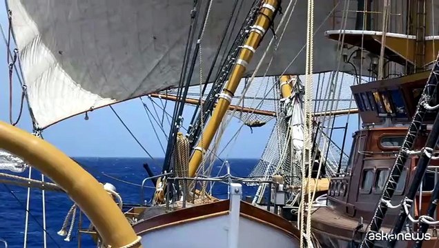 Nave Amerigo Vespucci in Usa, prima tappa del Tour Mondiale Baltimora