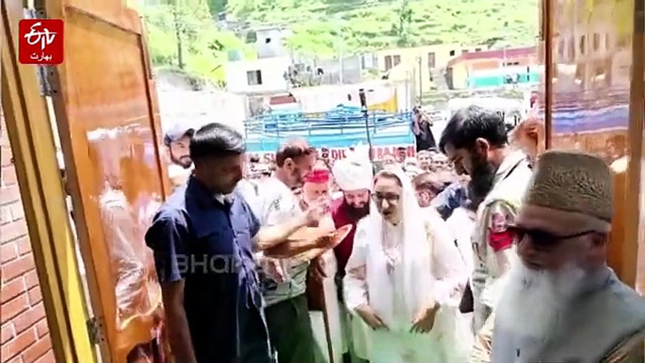 شاہدرہ شریف میں جامع مسجد اور گیسٹ ہاوس کا افتتاح جدید طرزپر مسجدکی تعمیر کاخواب پورا ہوا، درخشاں اندرابی