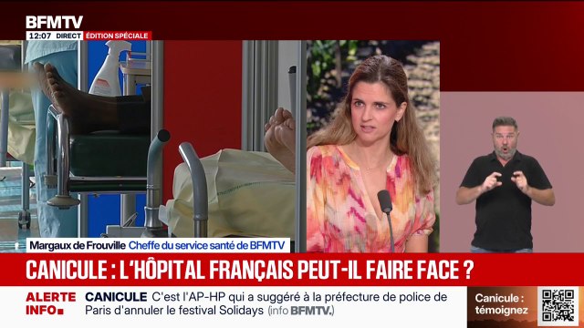 Canicule: la pression s'accentue sur les urgences dans les hôpitaux parisiens