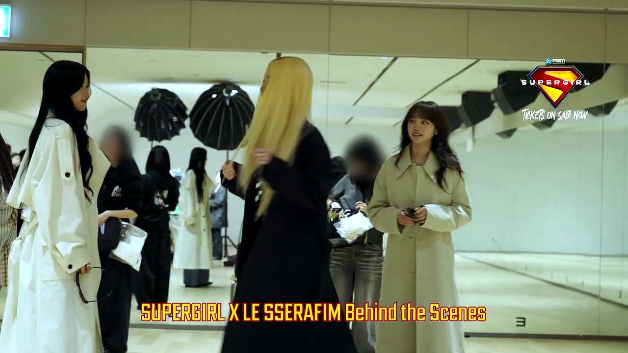 Supergirl | Behind-The-Scenes: Supergirl X LE SSERAFIM