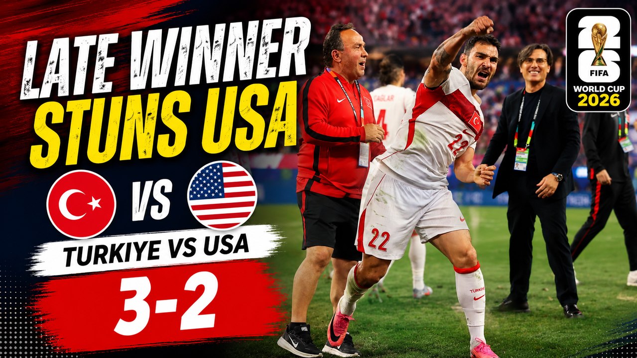 USA vs Türkiye Highlights | Late Ayhan Winner Stuns USA in 3-2 Thriller | FIFA World Cup 2026