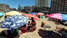 Mar del Plata Beach Argentina Endless Atlantic Waves