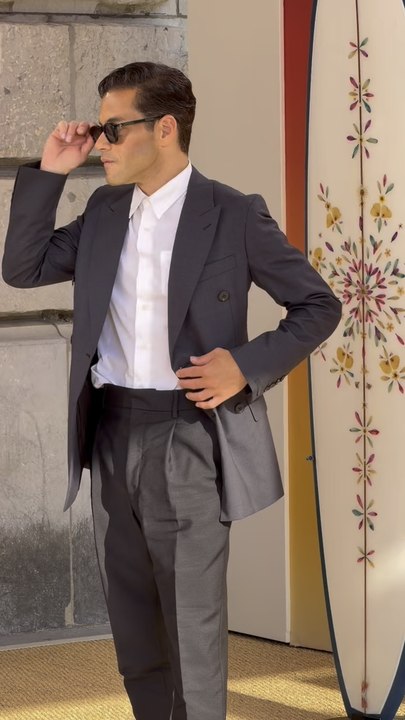 Rami Malek est bien arrivé à Biarritz !