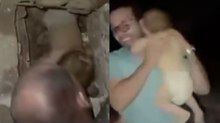 El rescate de un bebé que se encontraba entre los escombros tras el terremoto de Venezuela