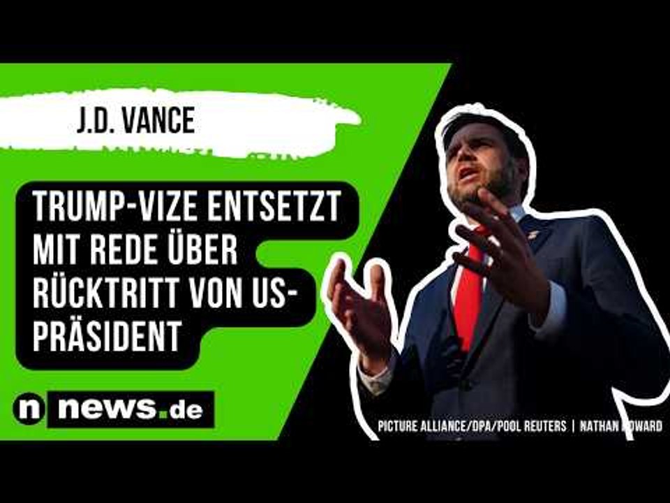 J.D. Vance: Trump-Vize entsetzt mit Rede über Rücktritt von US-Präsident