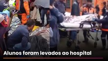 Crianças em escola passam mal após PM fazer treinamento de gás em batalhão próximo