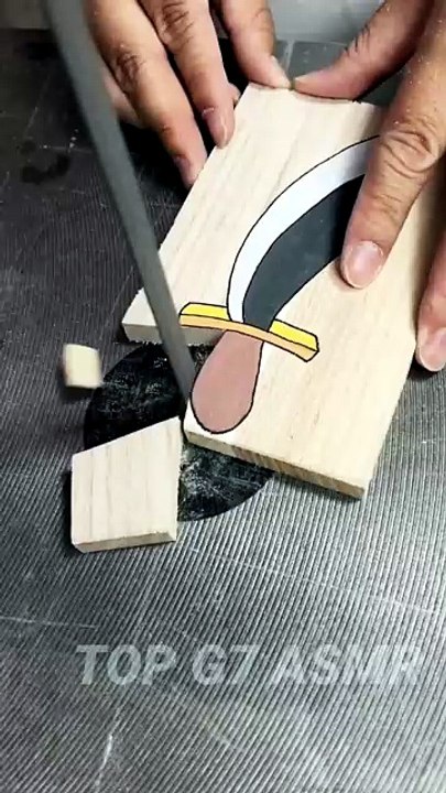 TOP Million-View Big Cleaver Knife Wood Cutting ASMR | Satisfying Woodworking Craft