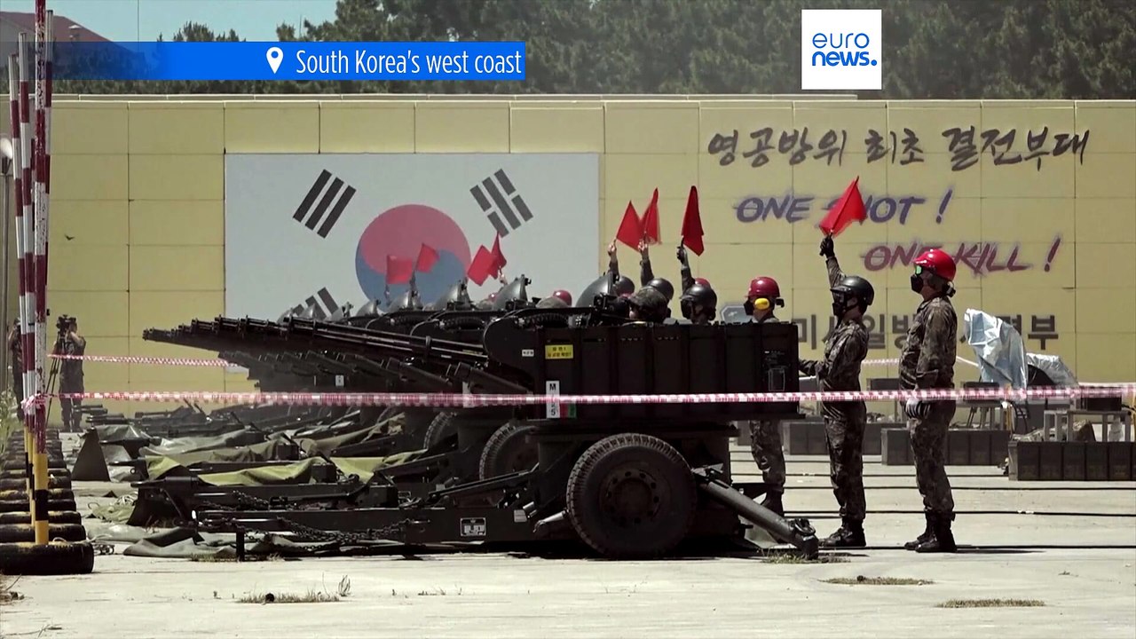 Südkorea führt erste Schießübung gegen Drohnenschwärme durch