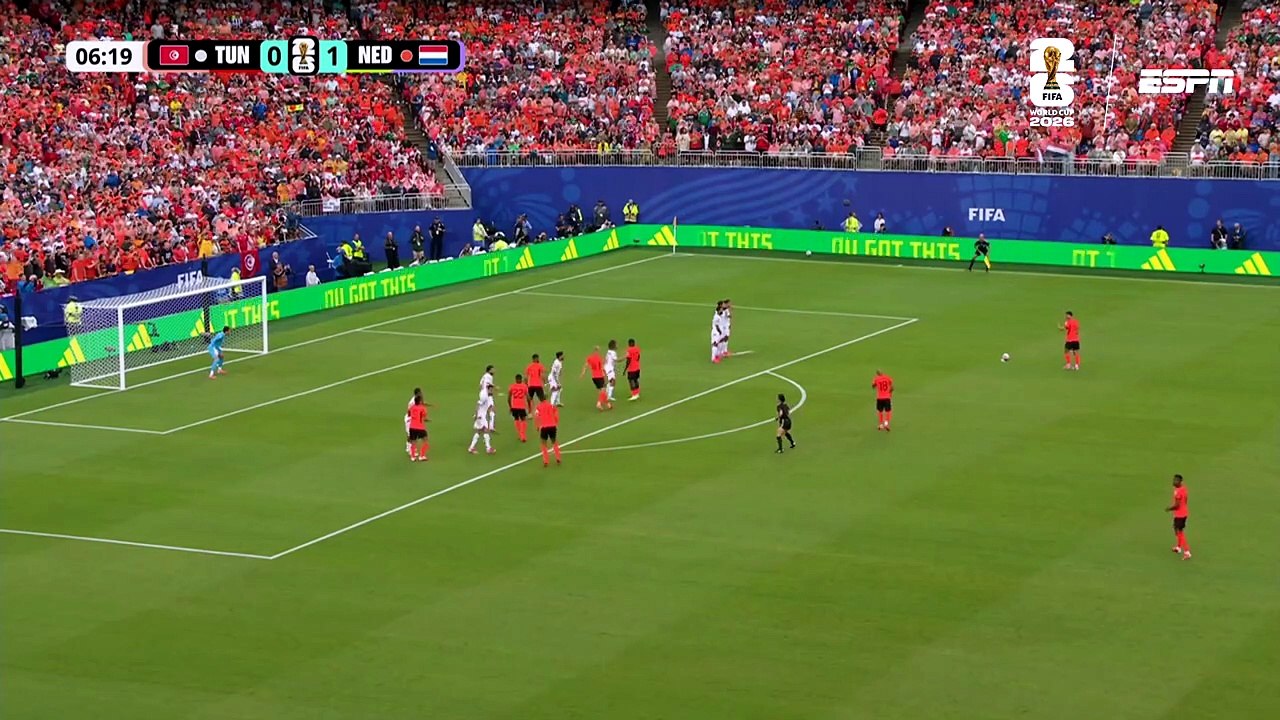 Túnez 1-3 Países Bajos | Resumen | Mundial 2026