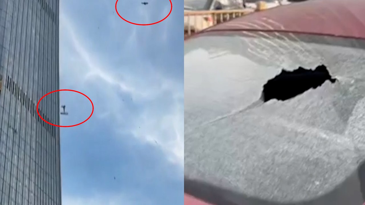 Se estrella una avioneta contra el China Zun, el rascacielos más alto de Pekín