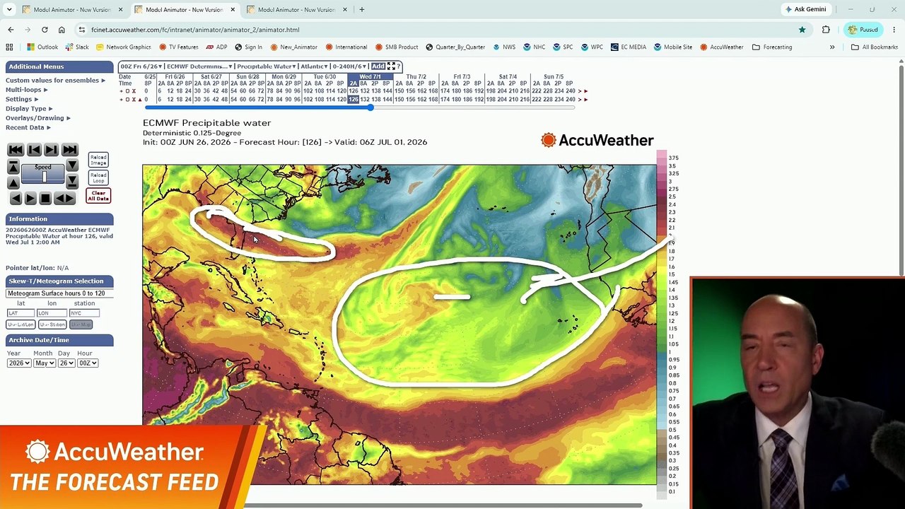 Monitoring tropical activity near Florida next week