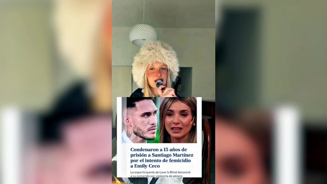 Una tiktoker denunció que Santiago Martínez, condenado por violencia de género contra Emily Ceco, le mandó un mensaje desde la cárcel