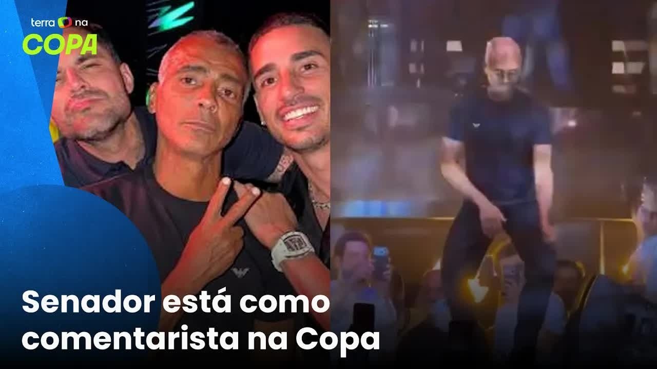 Romário dança em boate de Miami após vitória do Brasil sobre a Escócia