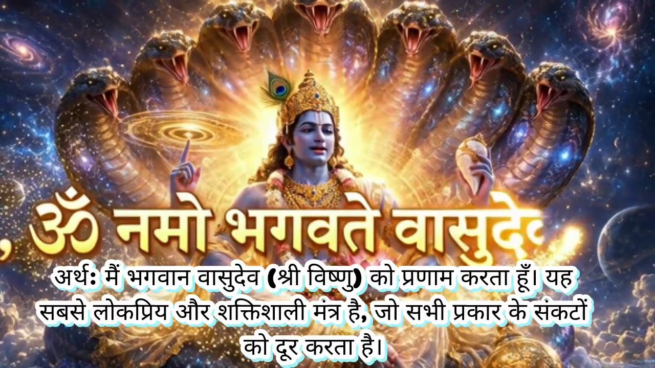 VISHNU MAHAMANTRA om namo bhagwate vasudevaya 108 baar