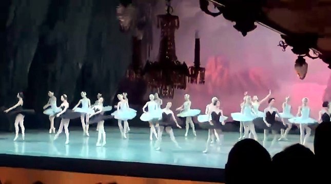 Lago dos Cisnes no Teatro Mariinsky, com Elenco com Nadezhda Batoeva