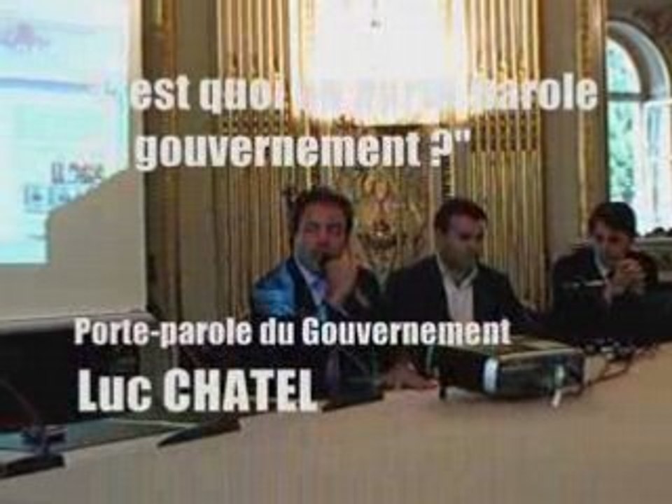 "C'est quoi un porte-parole du gouvernement ?"