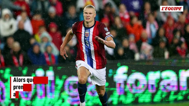Erling Haaland remplaçant face à l'équipe de France lors du troisième match de poules de la Coupe du monde - Foot - Coupe du monde 2026 - Norvège