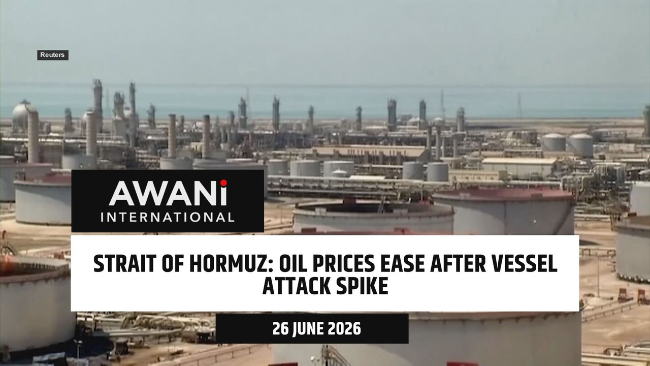 Oil prices ease after vessel attack spike