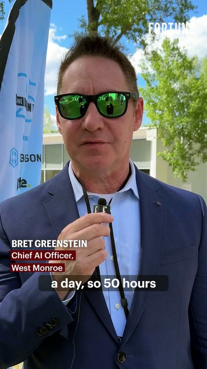 How many hours are top execs working per day?