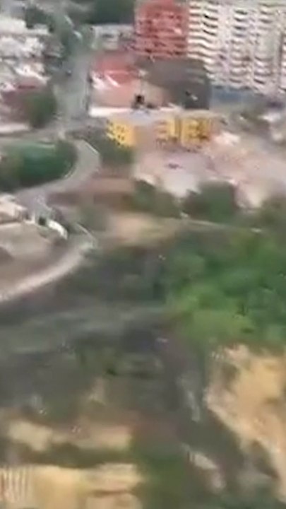 Aerial footage shows aftermath of earthquakes in Venezuela