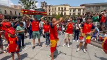 La afición española conquista Guadalajara y a la afición mexicana: ¡todos van con España!