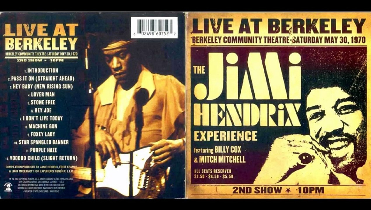 JIMI HENDRIX...01. Introduction - 02. Pass It On (Straight Ahead) - 03. Hey Baby (New Rising Sun) - 04. Lover Man