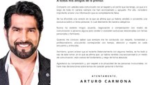 Arturo Carmona niega haber vendido entrevista a Elisa Beristain