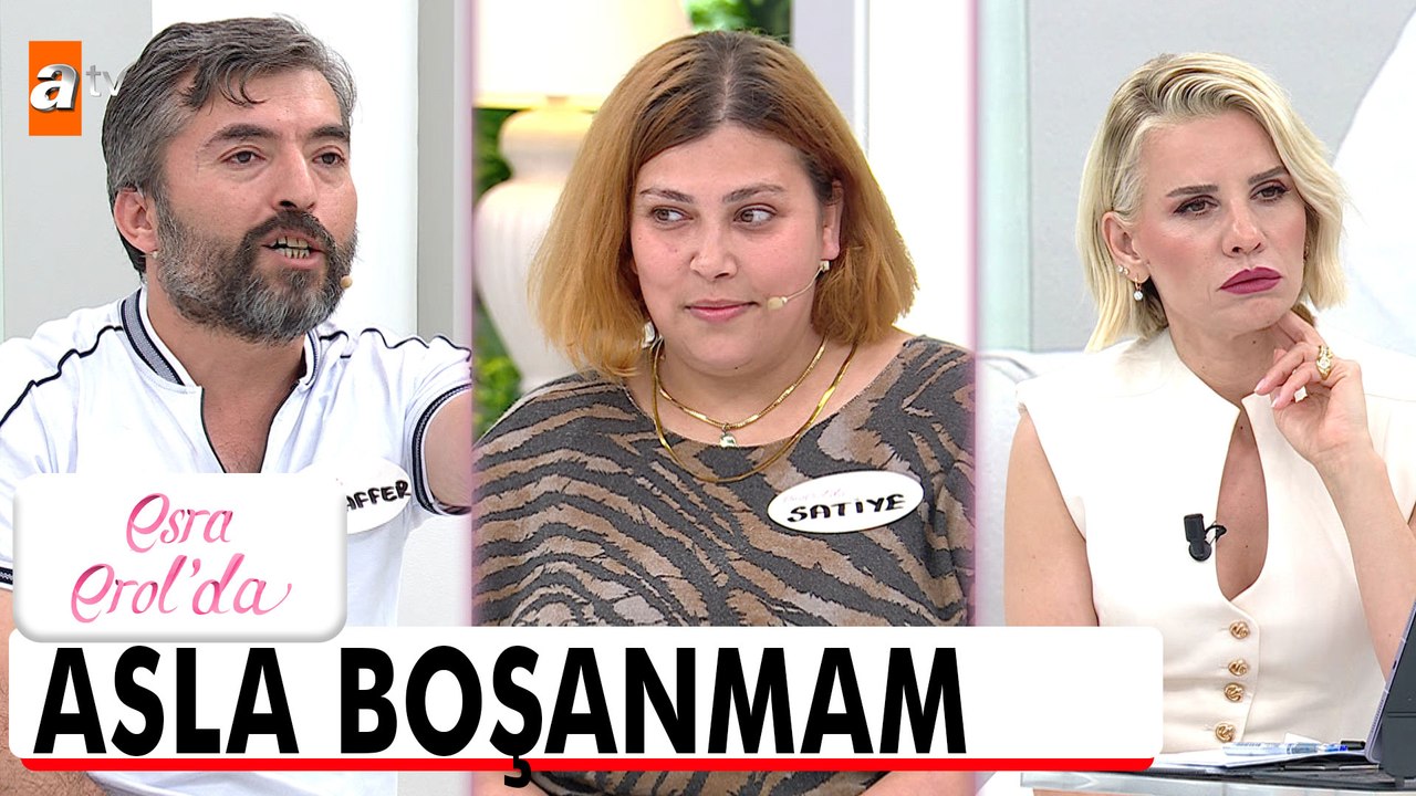 Emine'yi seviyor karısından boşanmıyor - Esra Erol'da 26 Haziran 2026
