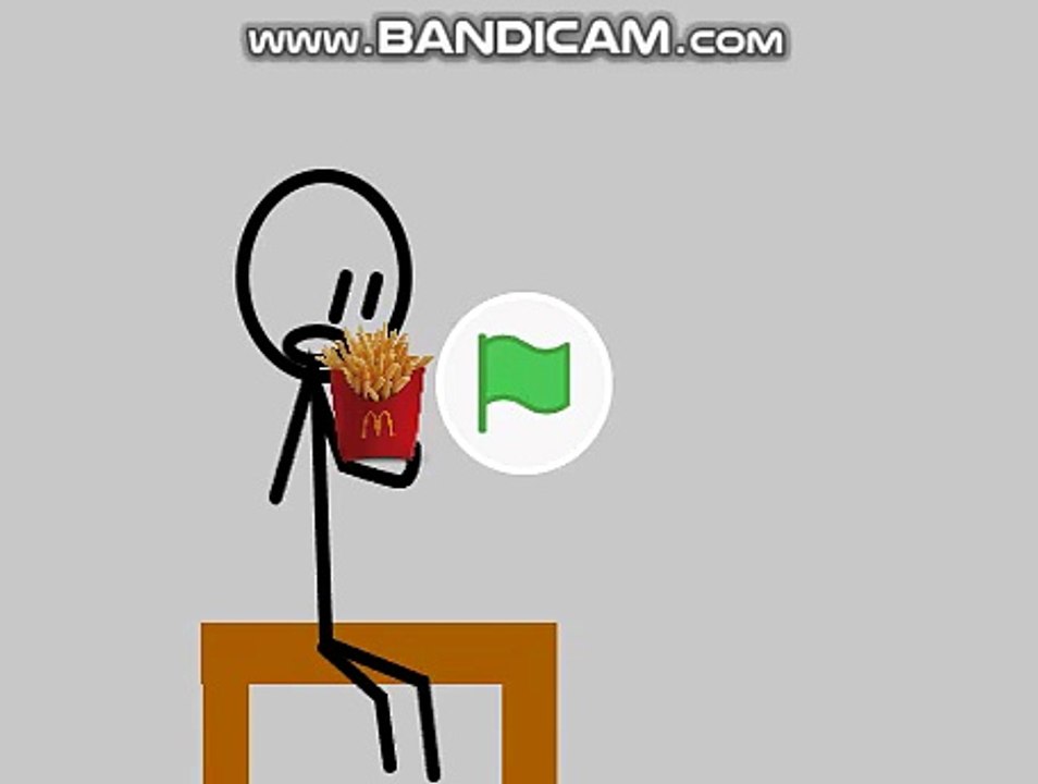 Stickman Eating Fries (Animation)