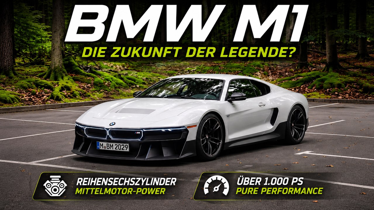 BMW M1: Moderne Vision eines legendären Supersportwagens