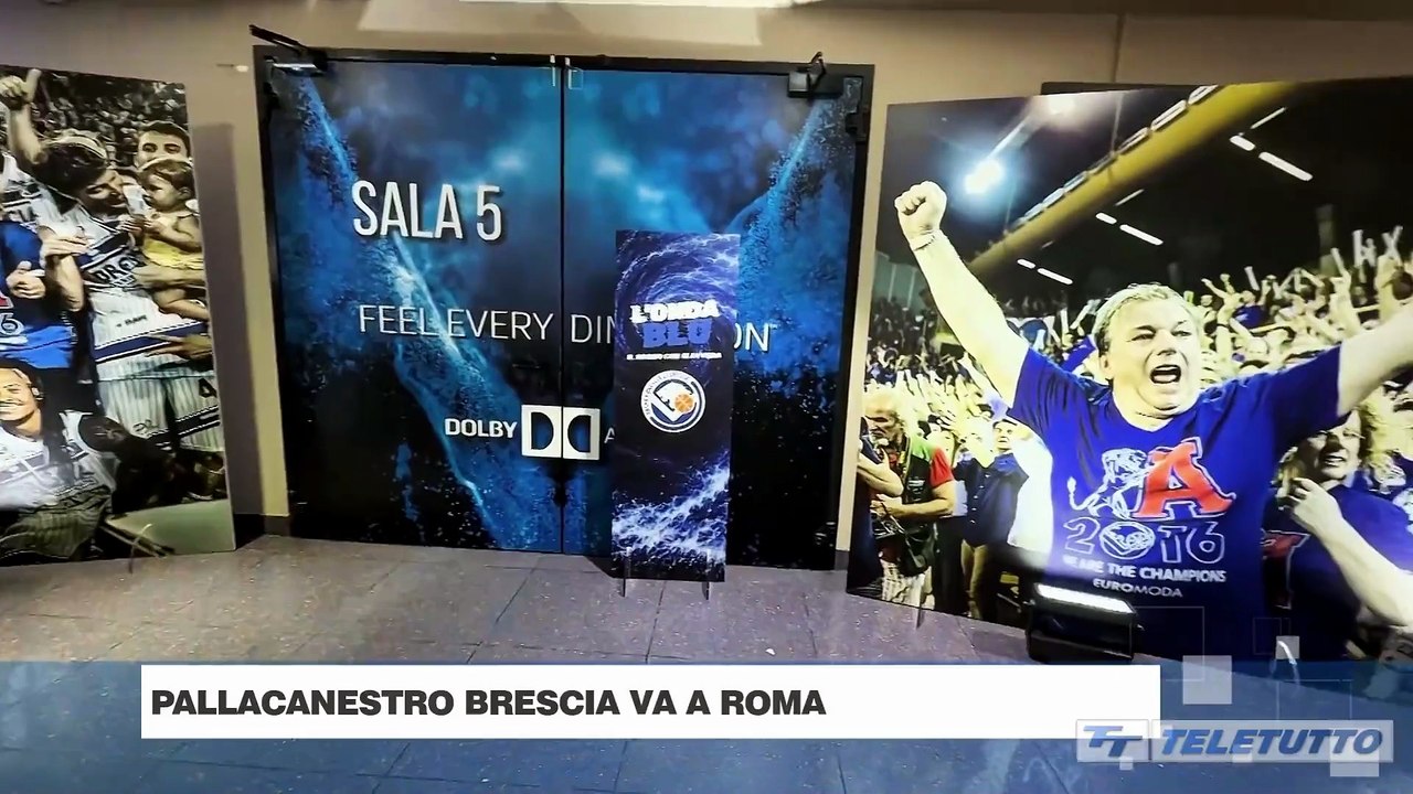 Video News - Pallacanestro Brescia va a Roma