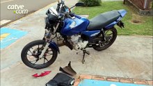 Batida entre duas motos deixa dois feridos na Vila Industrial, em Toledo