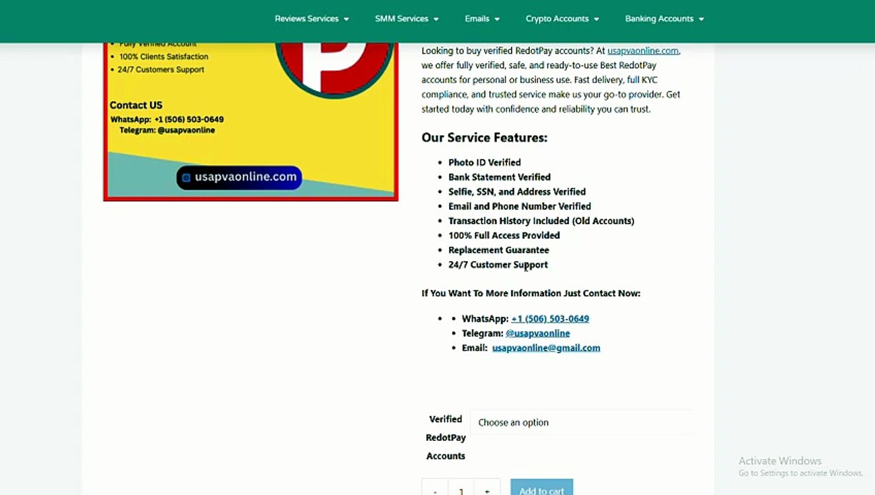 Where to Buying Verified Redotpay Accounts Securely 2026