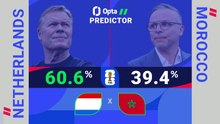 Netherlands v Morocco - World Cup Opta Predictor
