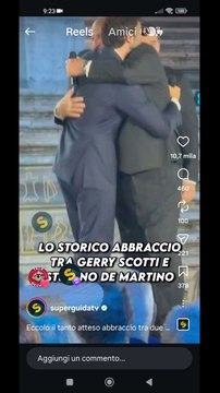 Premio Agnes incontro tra Stefano de Martino e Gerry scotti
