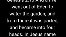 Genesis 2;10